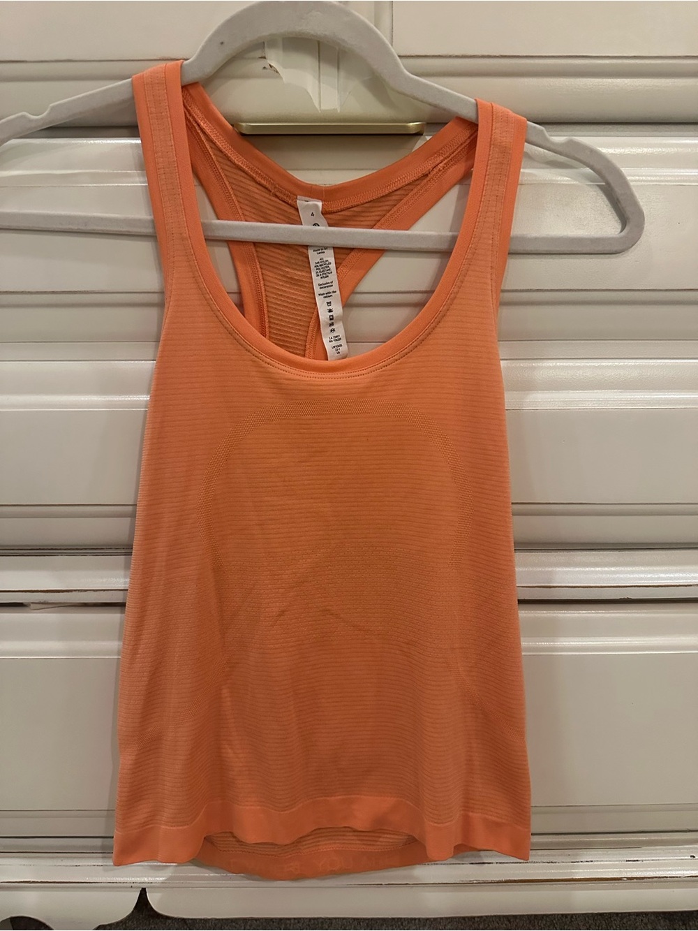 Women's Lululemon Peach Racerback Tank Top